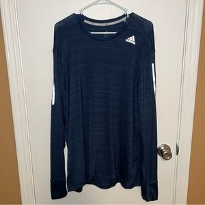Adidas | Blue Running Long Sleeve